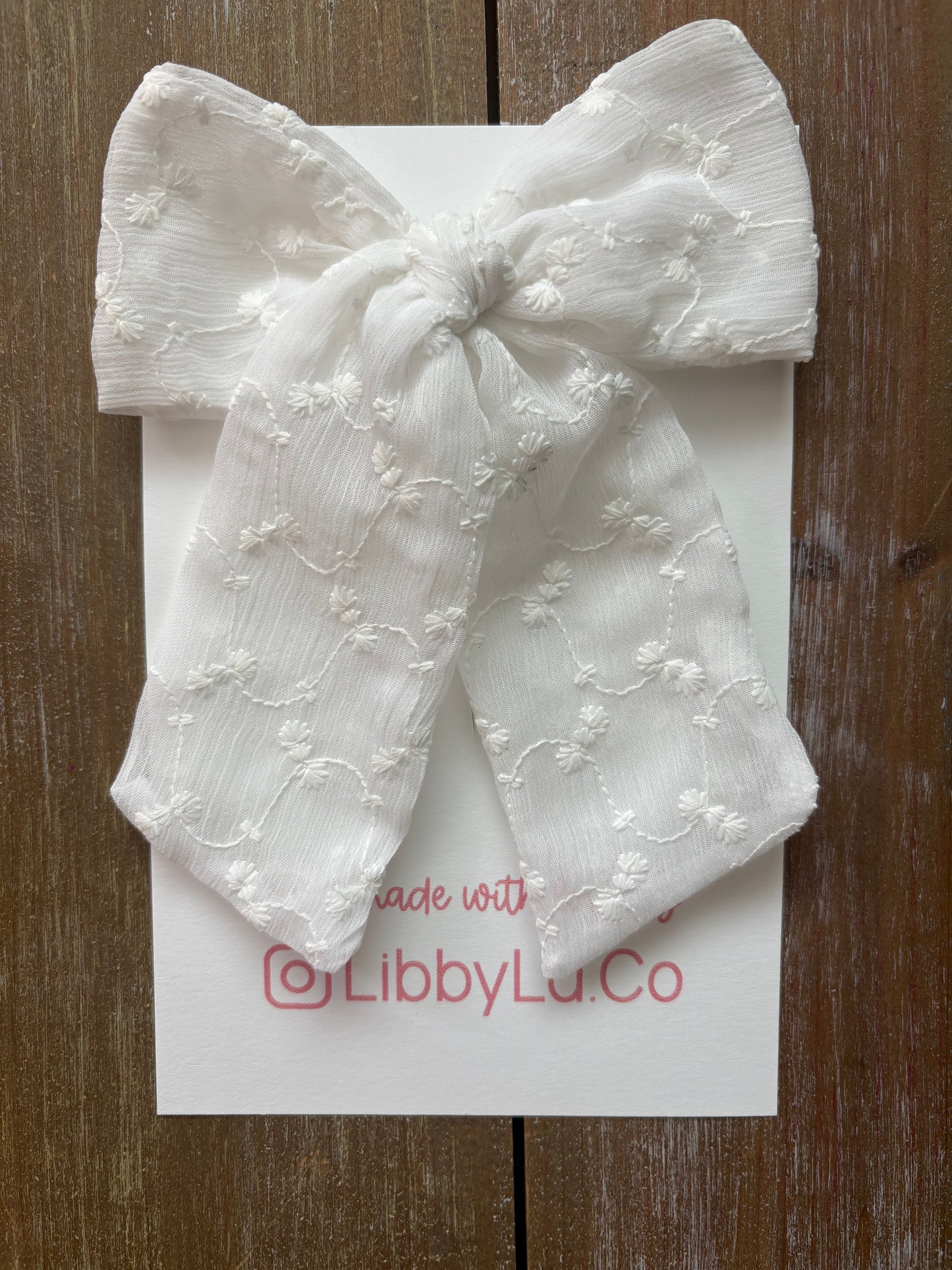 Delicate White Florals