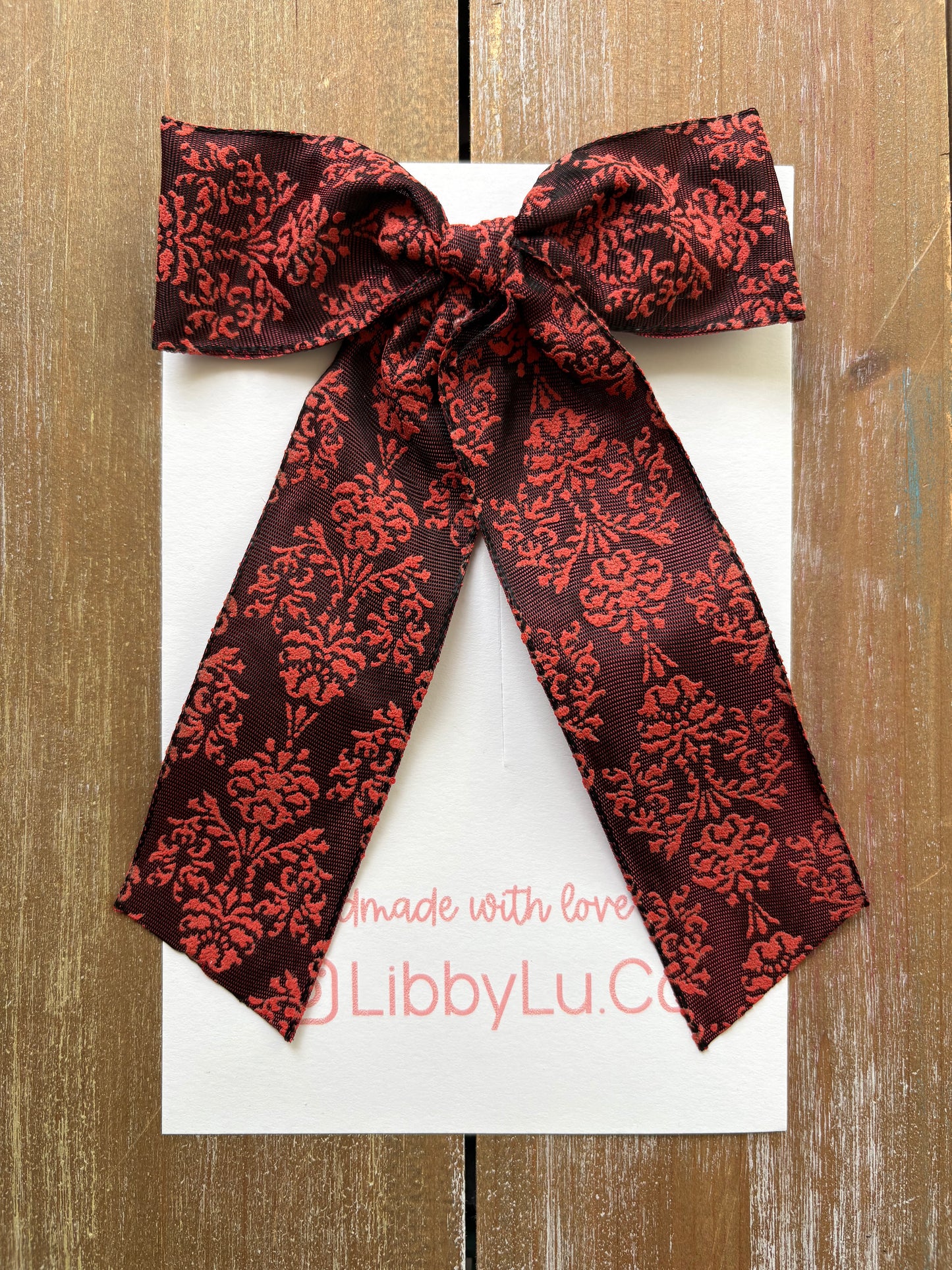 Holly Jolly - Embellished Burgundy