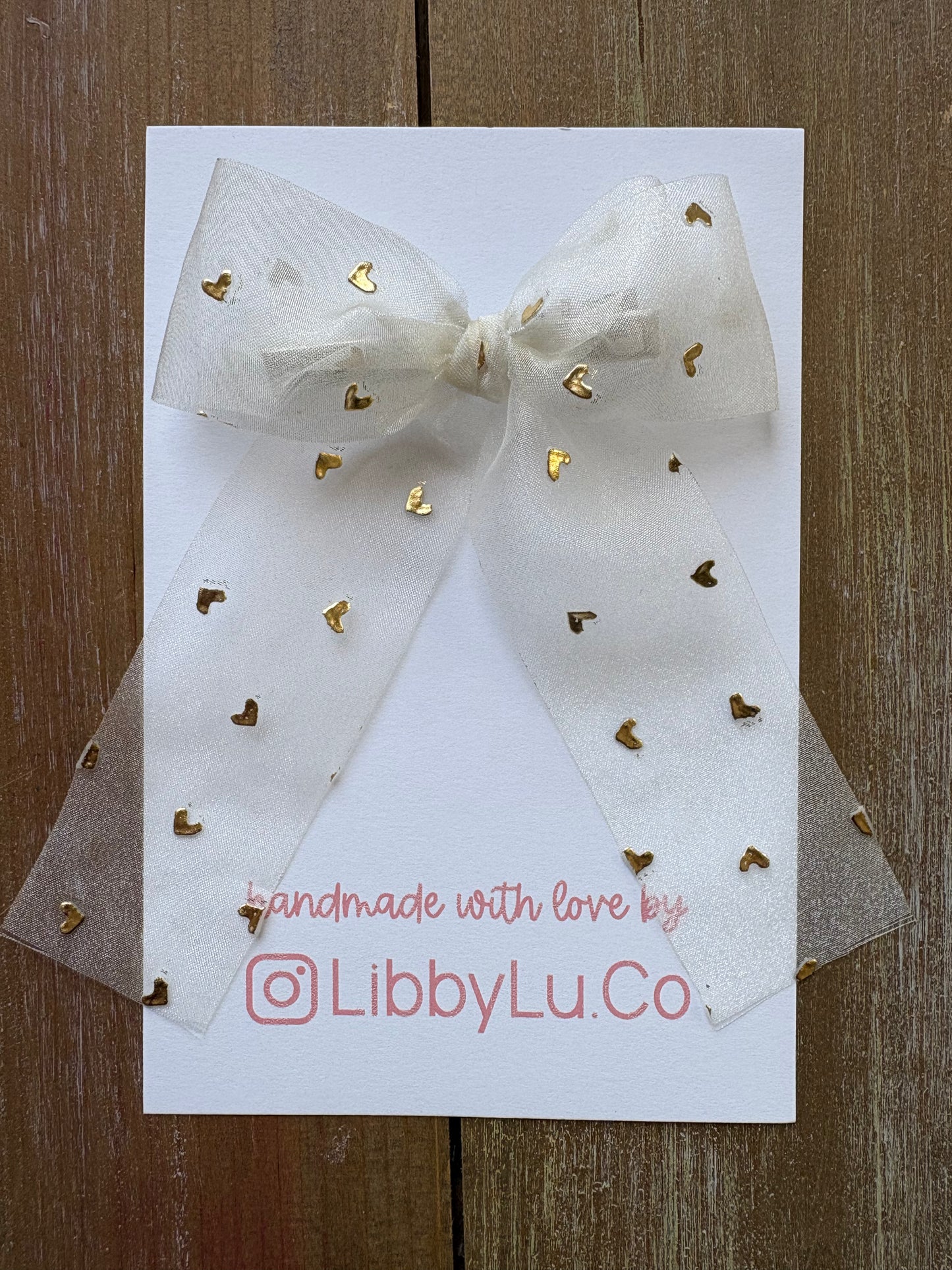 Gold Hearted Tulle