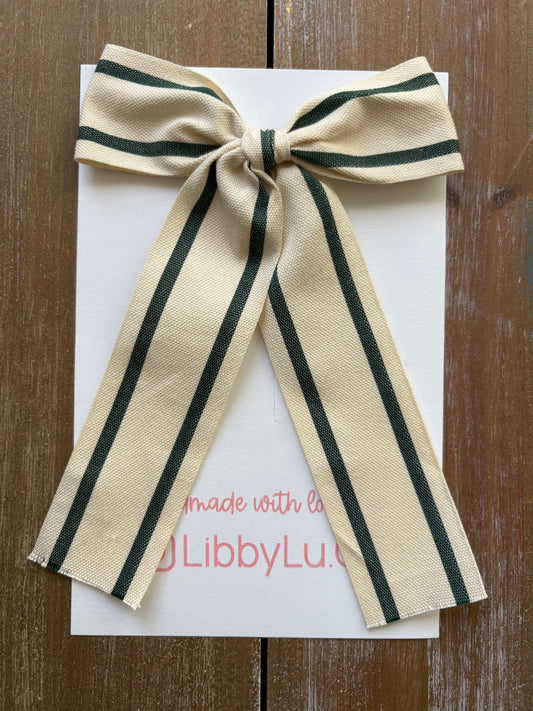 Underneath The Tree - Cream & Green