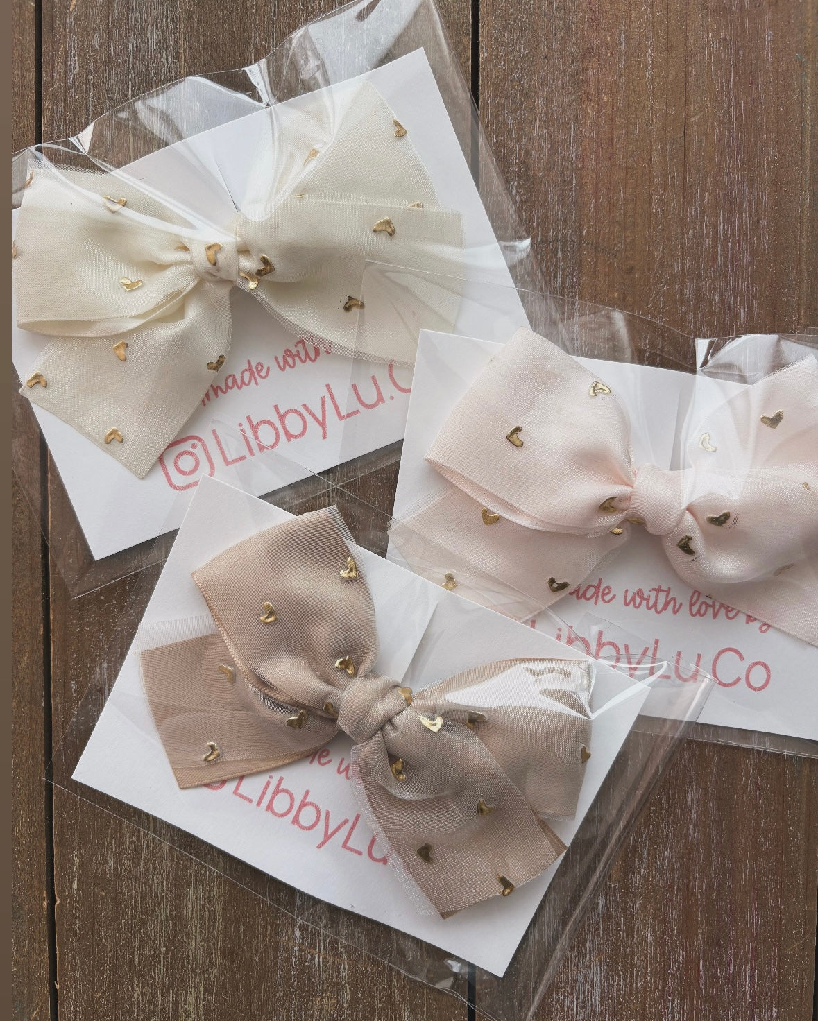 Gold Hearted Tulle