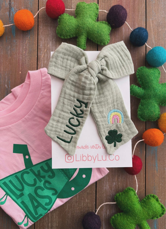 Embroidered Lucky Shamrock