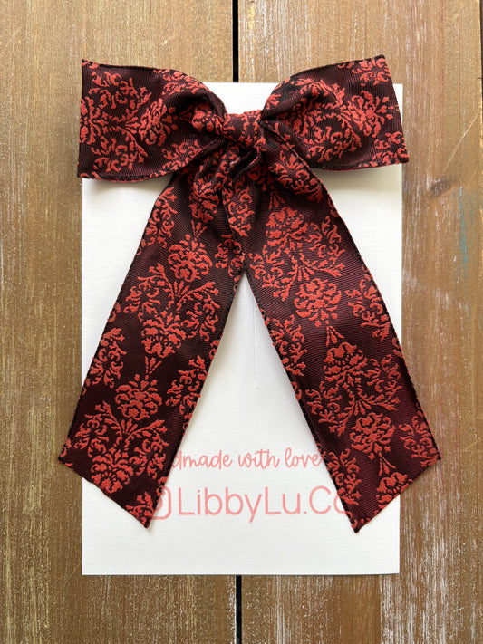 Holly Jolly - Embellished Burgundy