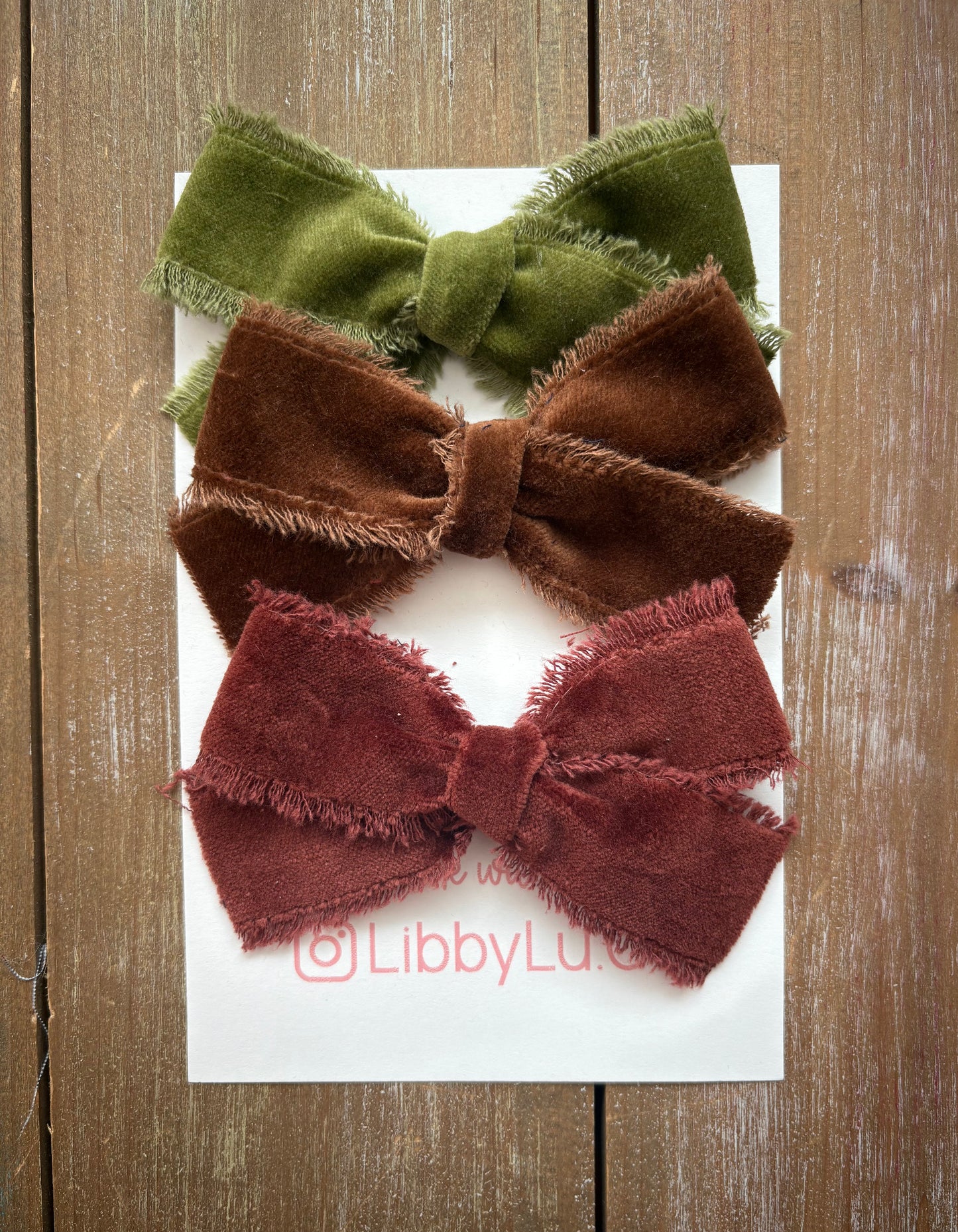 Frayed Velvet Trio