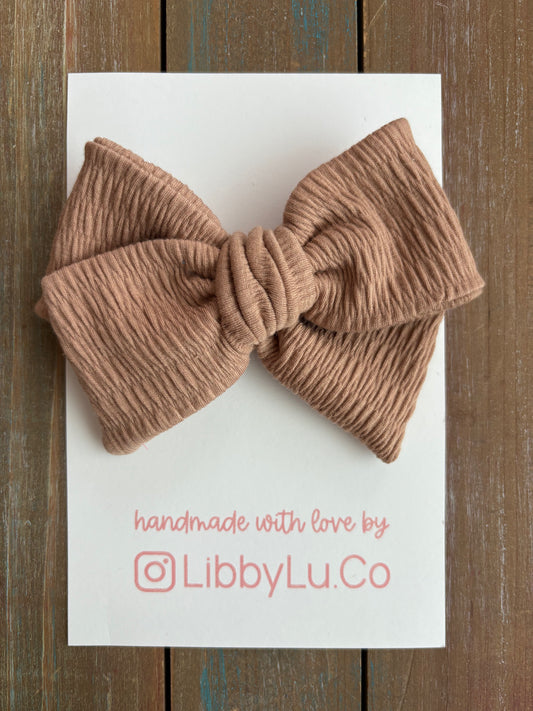 Mocha Jersey Ribbed
