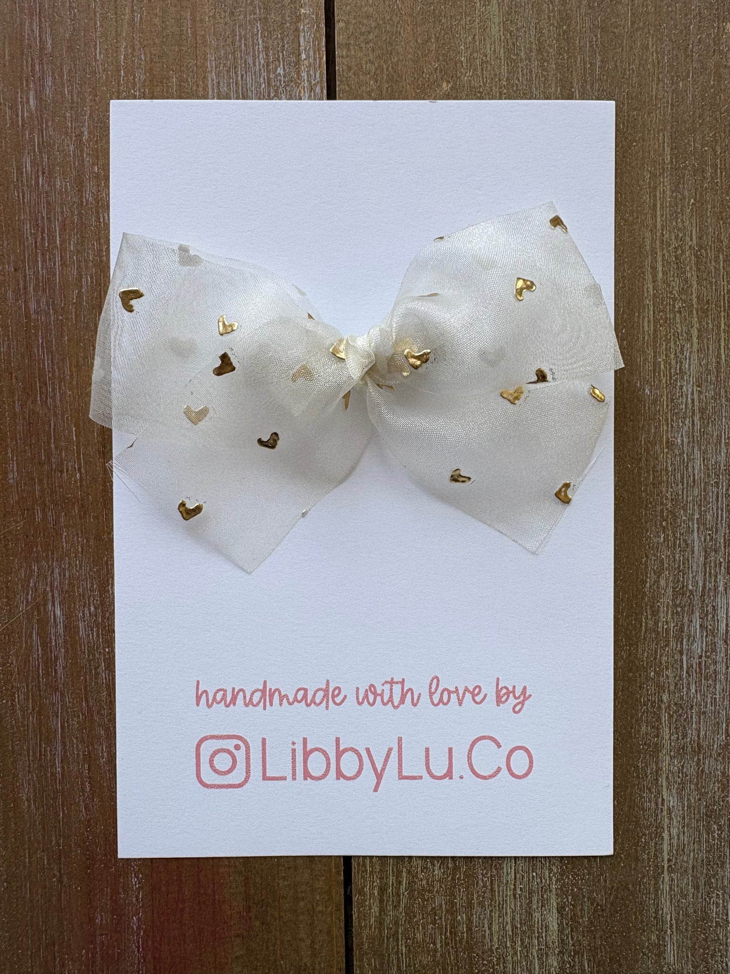 Gold Hearted Tulle