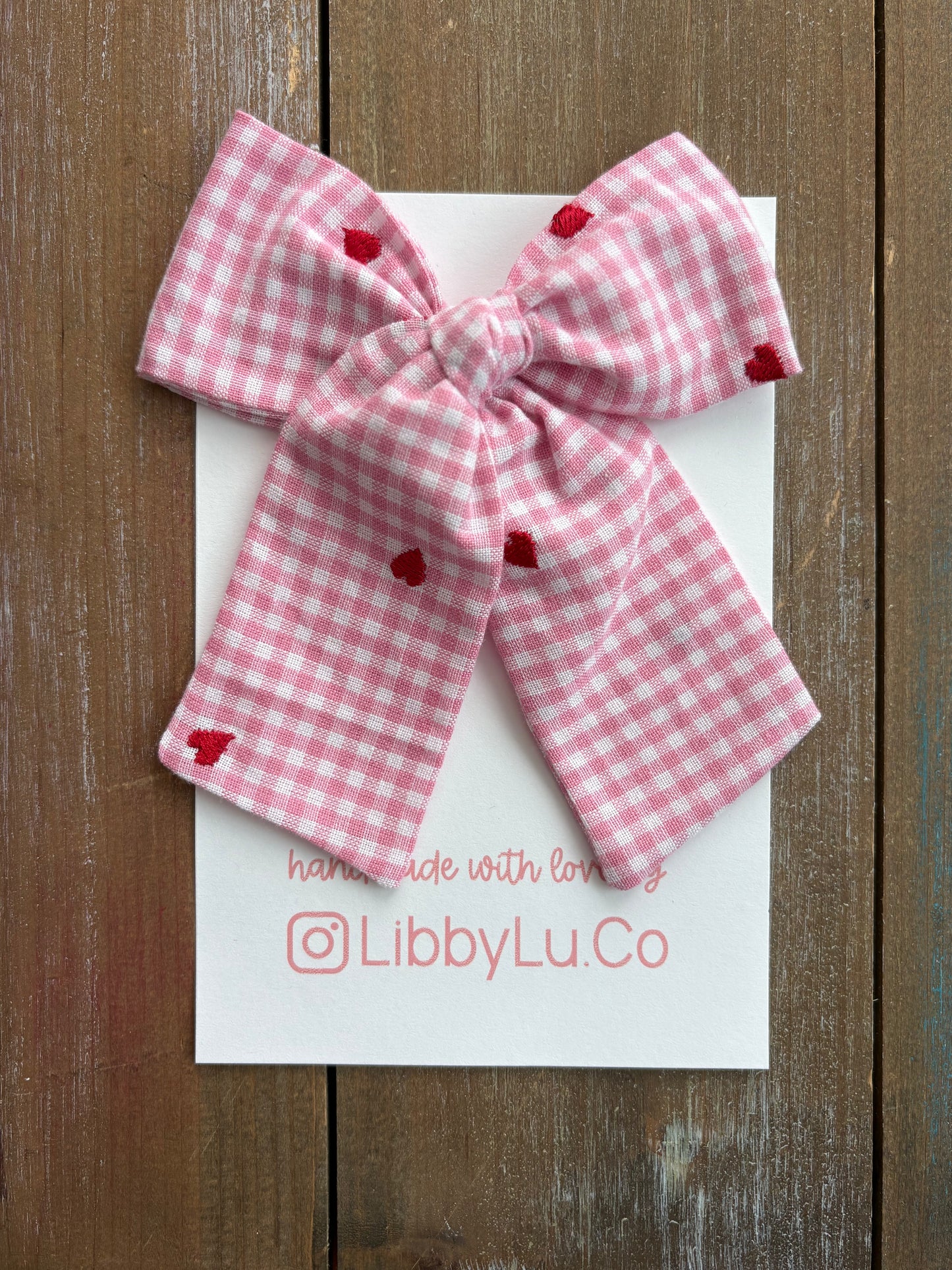Gingham and Mini Hearts