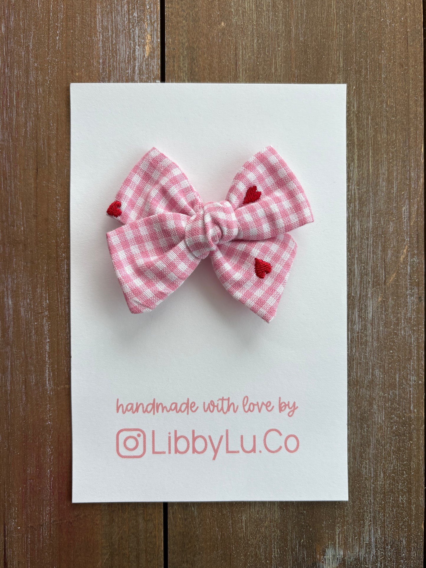 Gingham and Mini Hearts