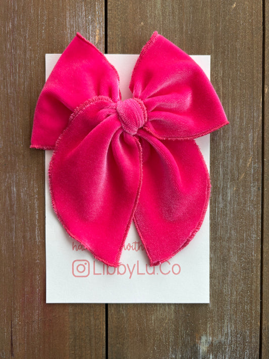 Hot Pink Velvet