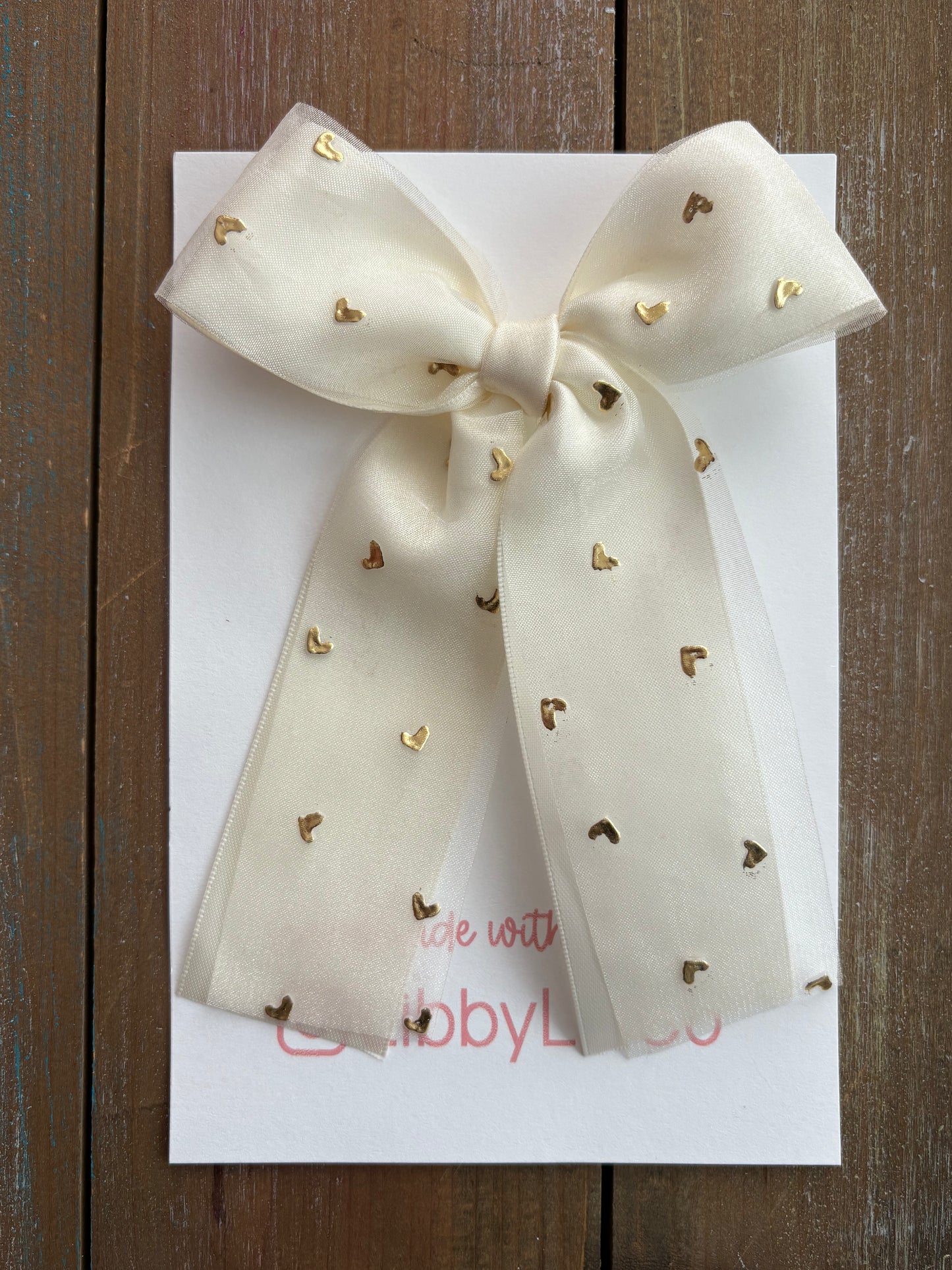 Gold Hearted Tulle