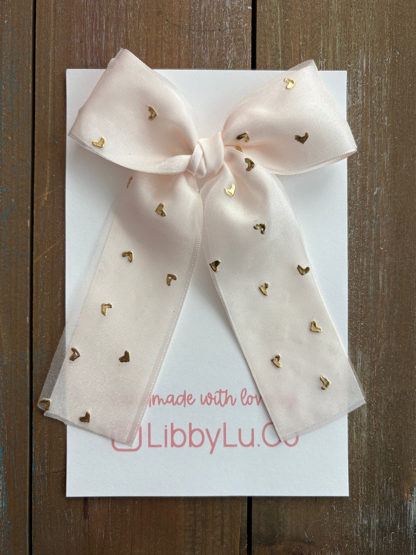 Gold Hearted Tulle