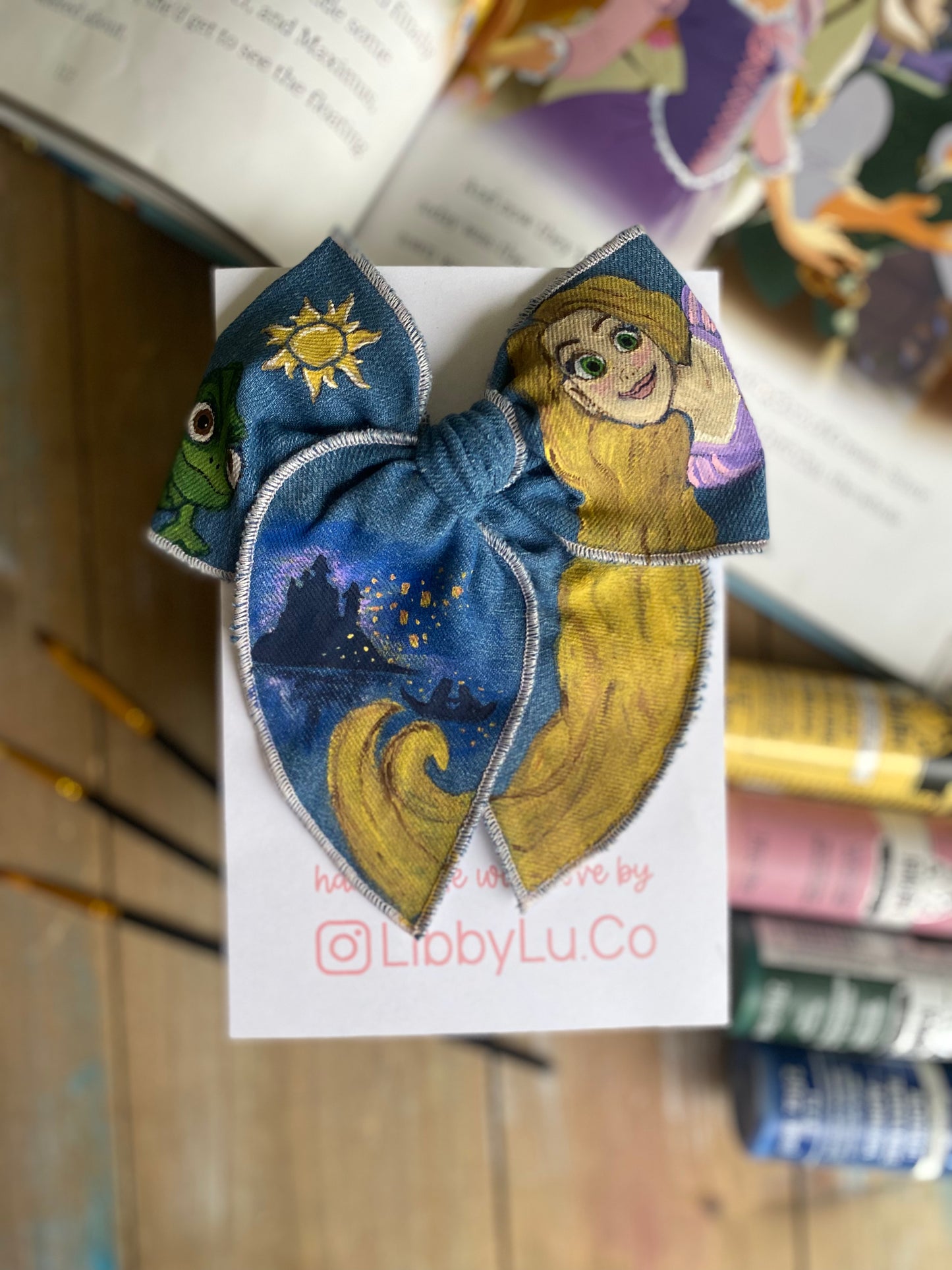 Custom Handpainted Bow