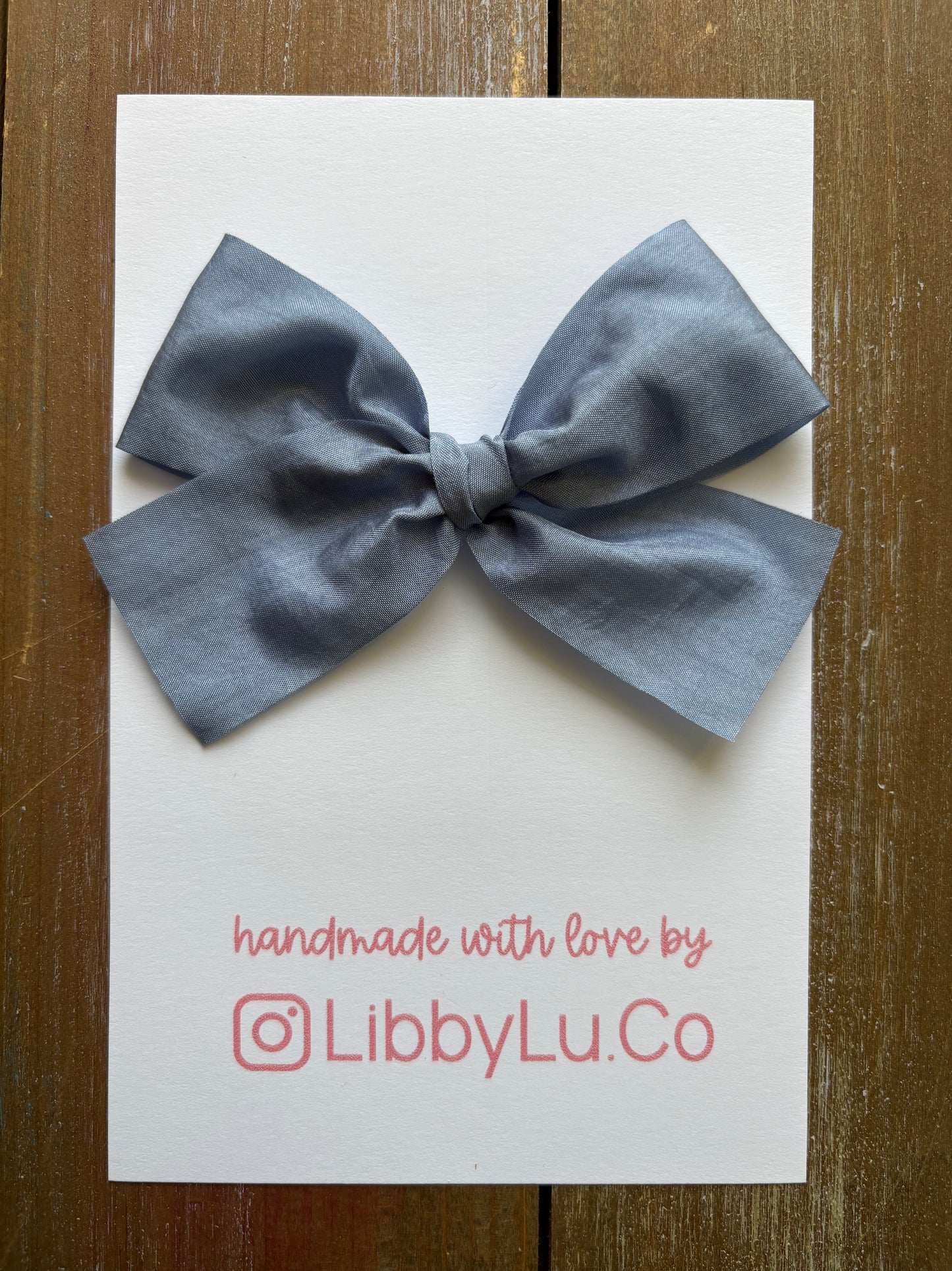 Dusty Blue Wrinkled Satin