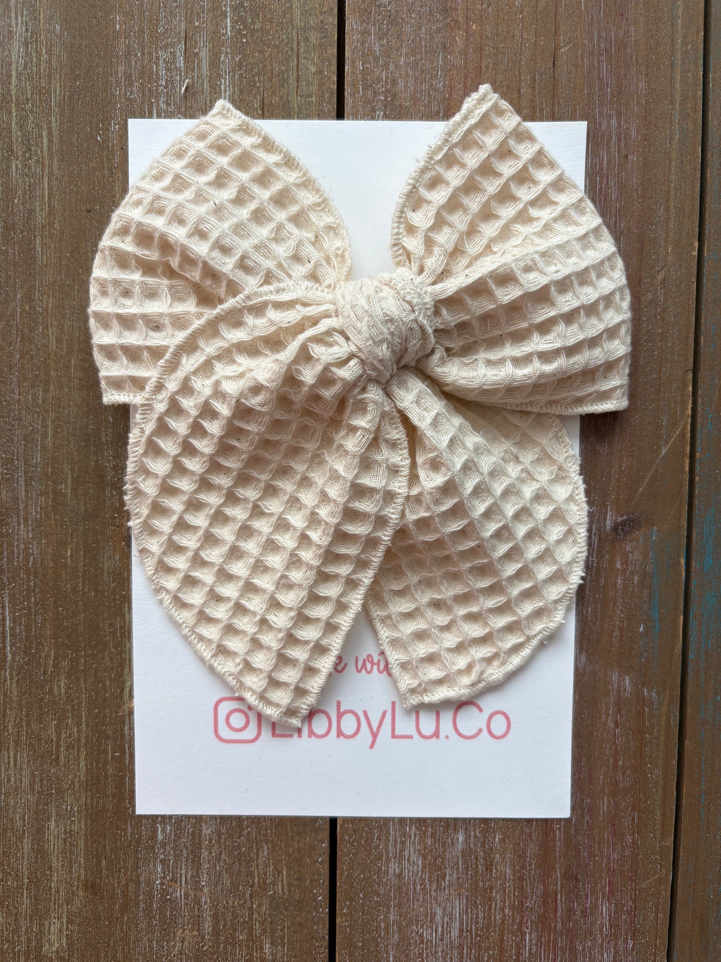 Oat Waffle Knit