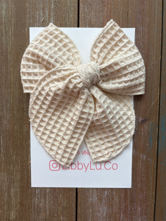 Oat Waffle Knit