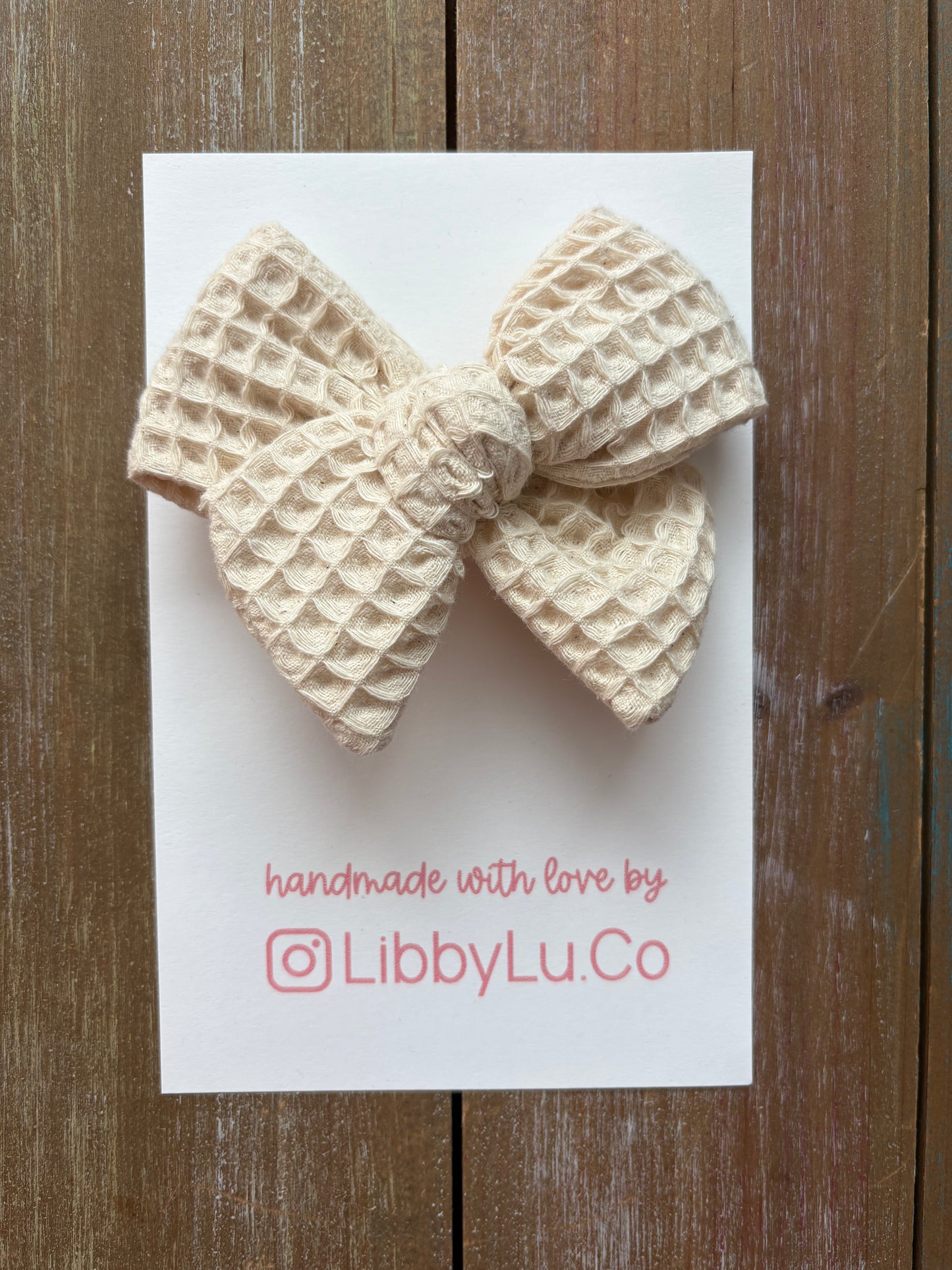 Oat Waffle Knit