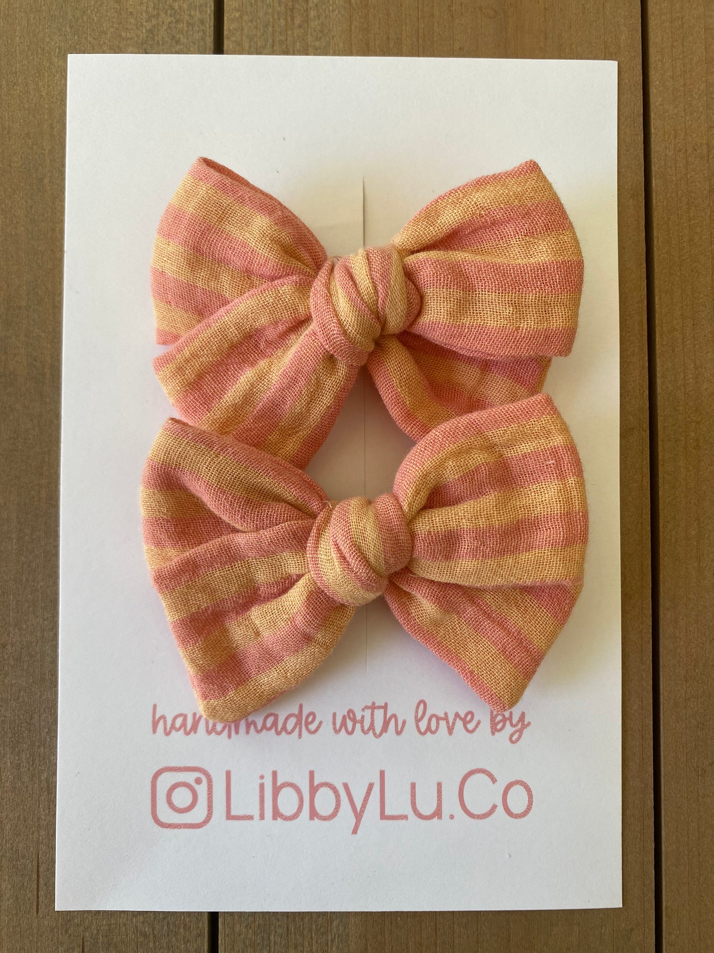 Orange Sherbet Stripes