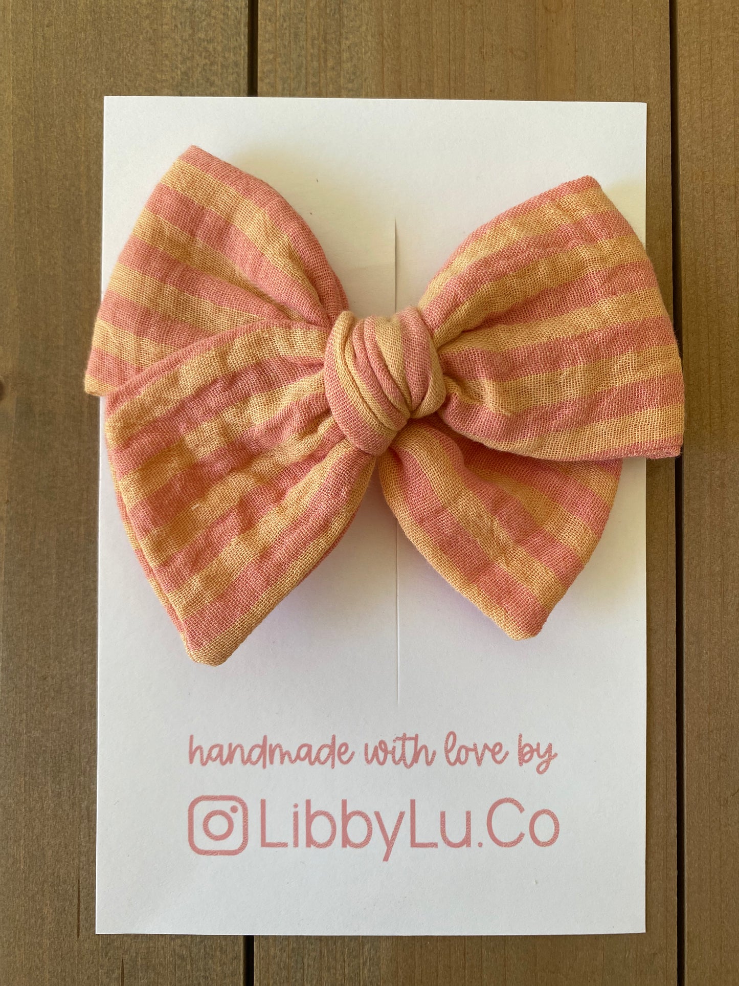 Orange Sherbet Stripes