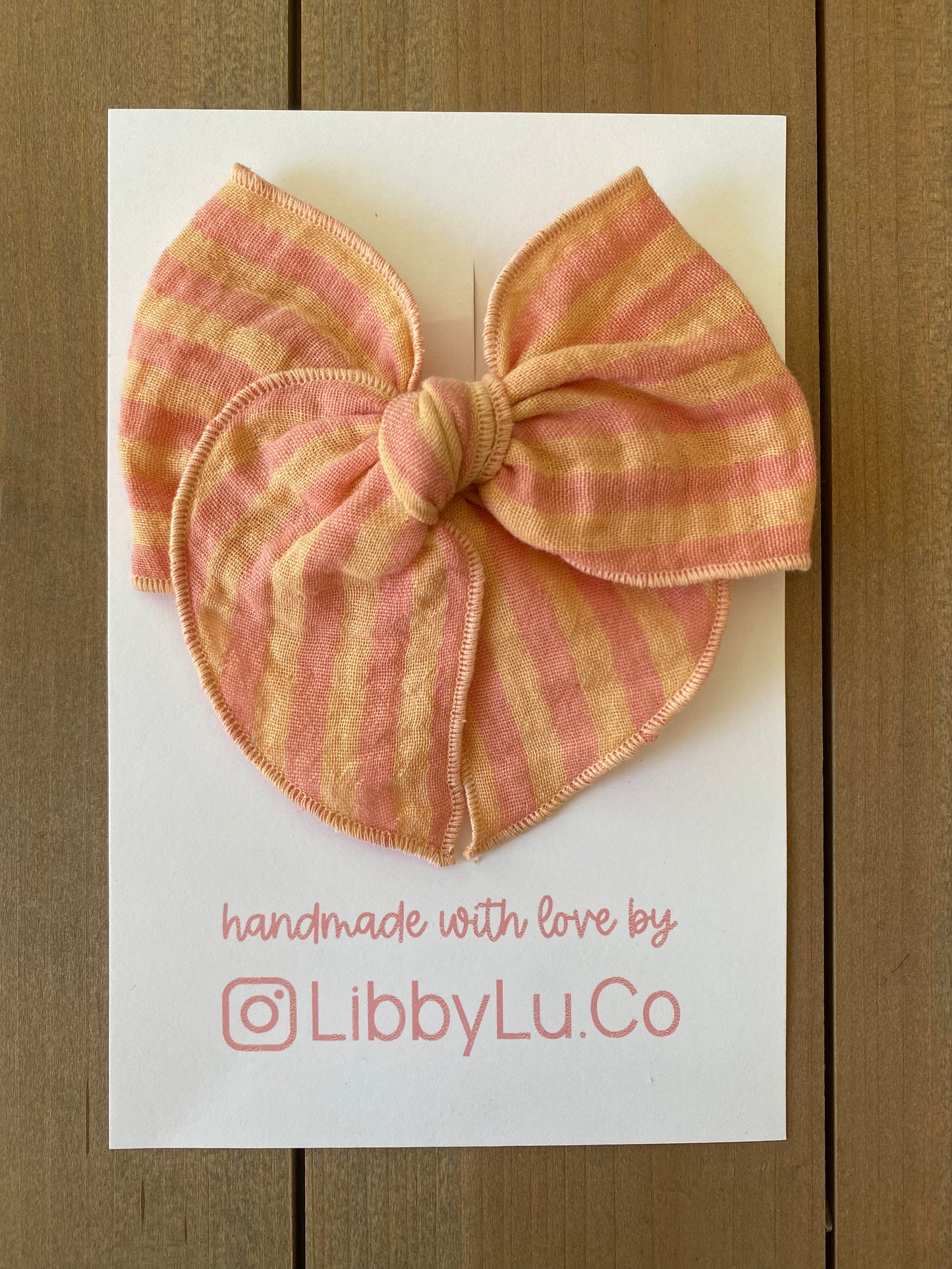 Orange Sherbet Stripes