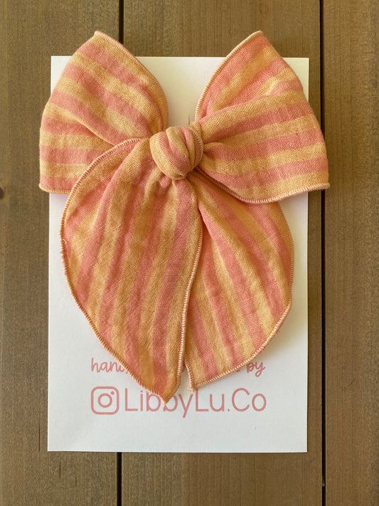 Orange Sherbet Stripes