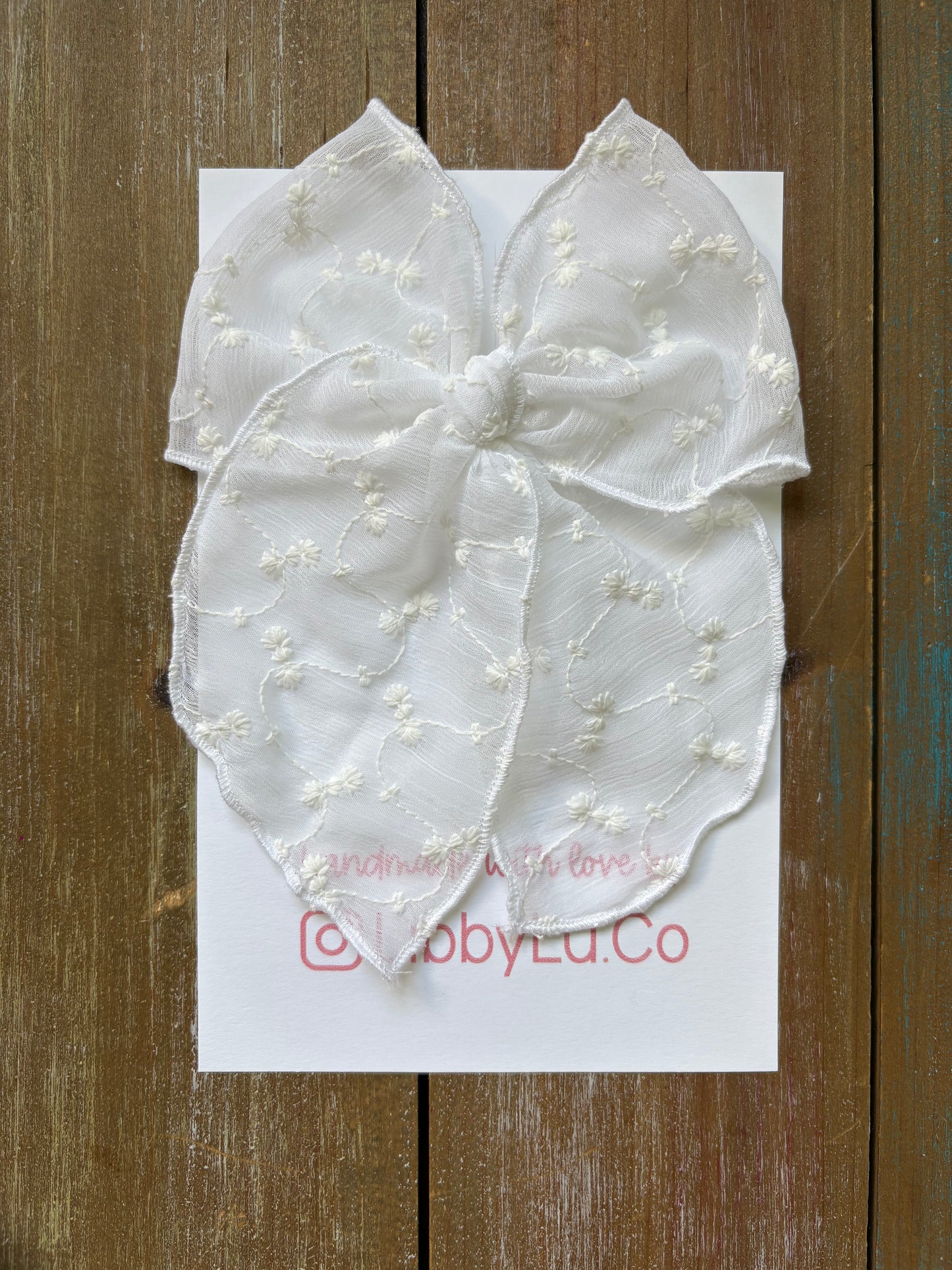 Delicate White Florals