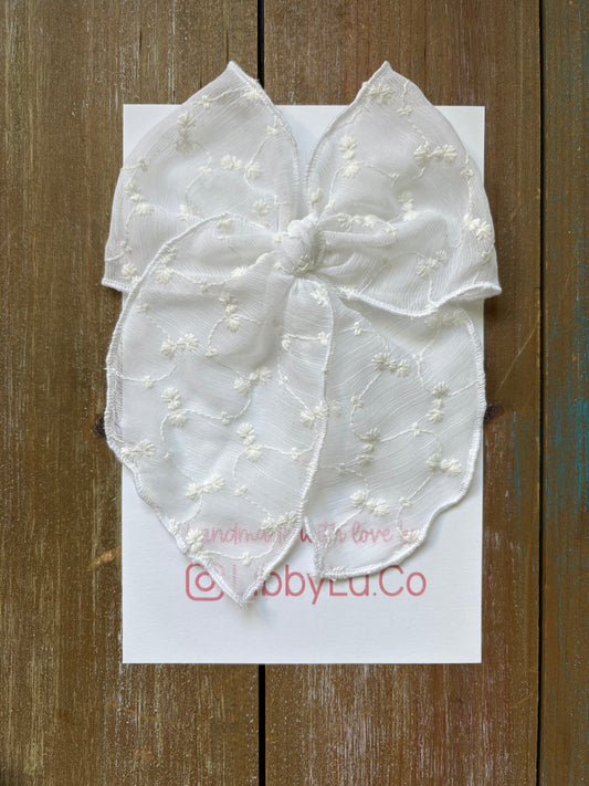 Delicate White Florals