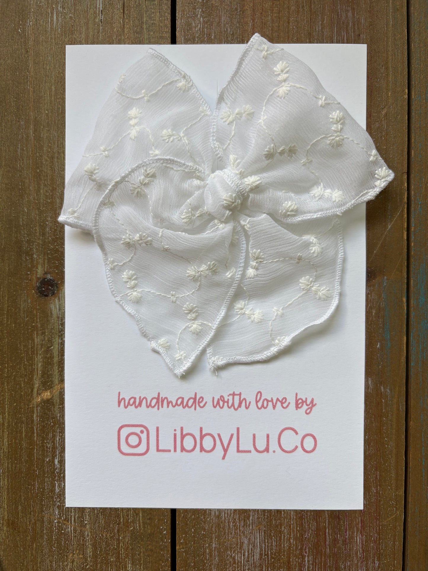 Delicate White Florals