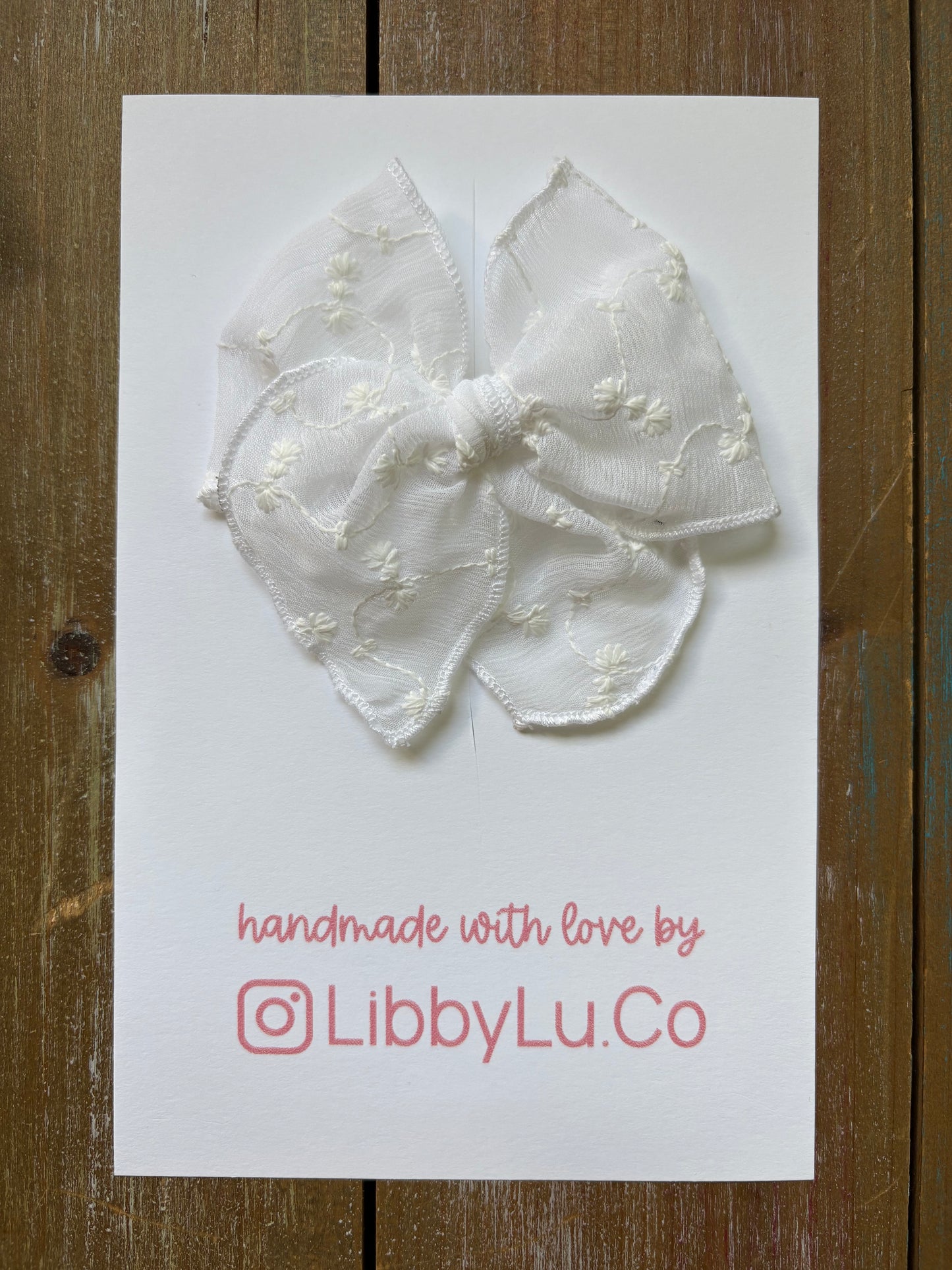 Delicate White Florals