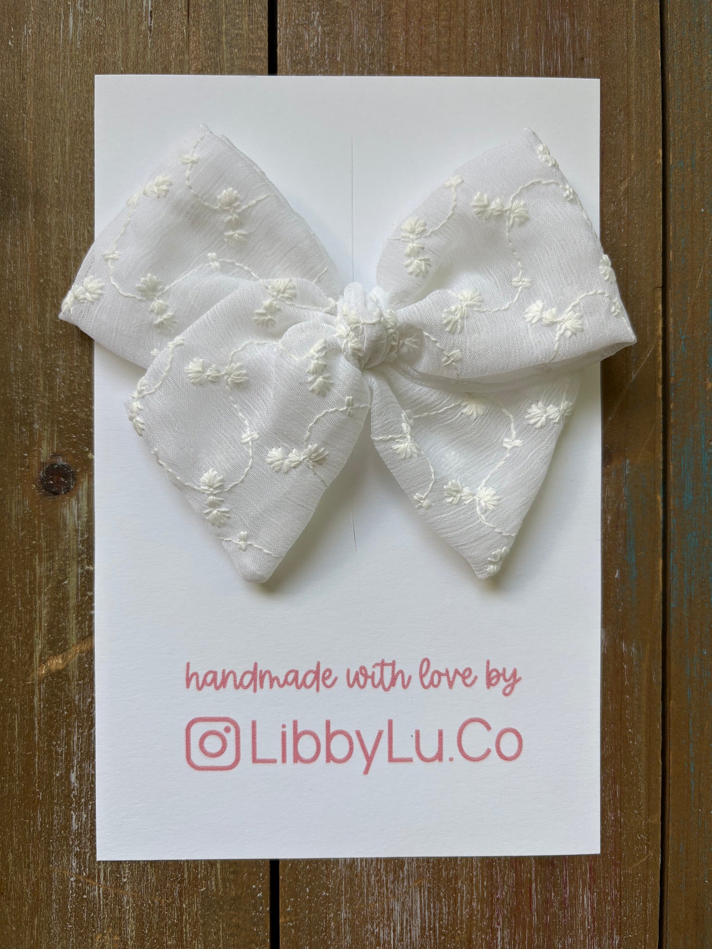 Delicate White Florals