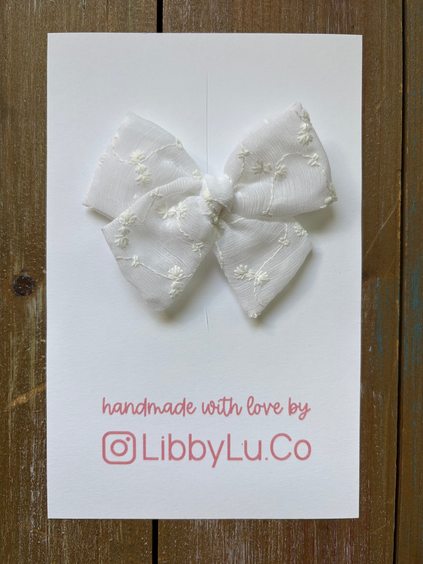 Delicate White Florals