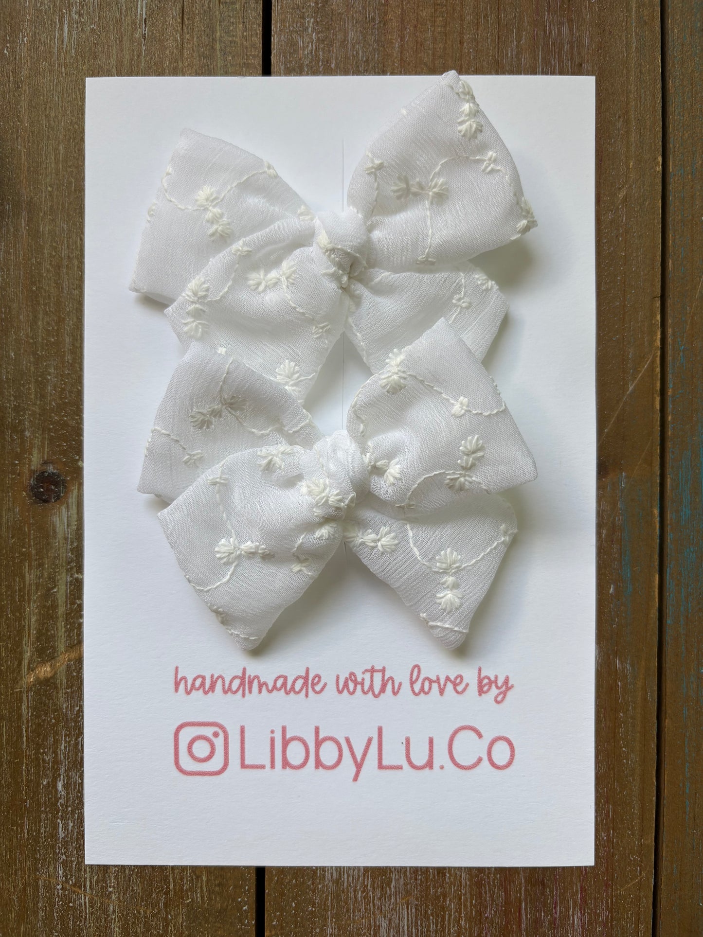 Delicate White Florals