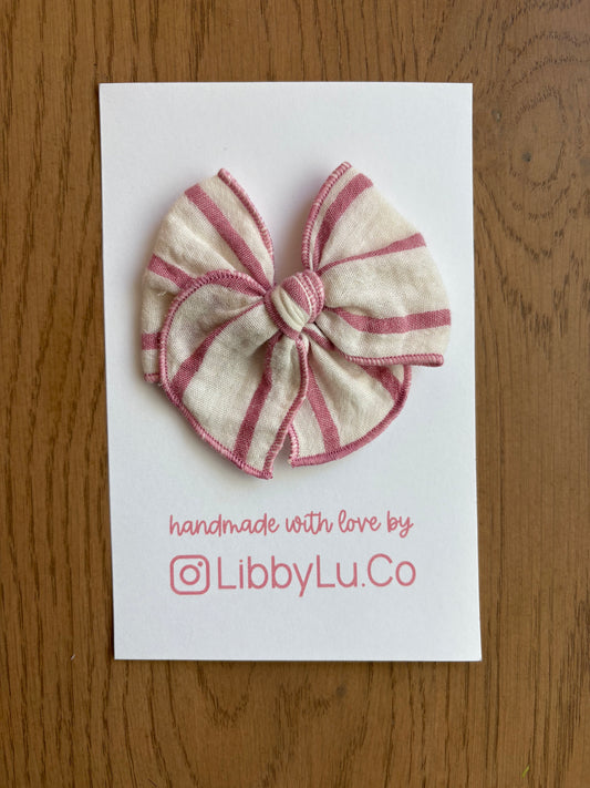 Pink & White Stripes