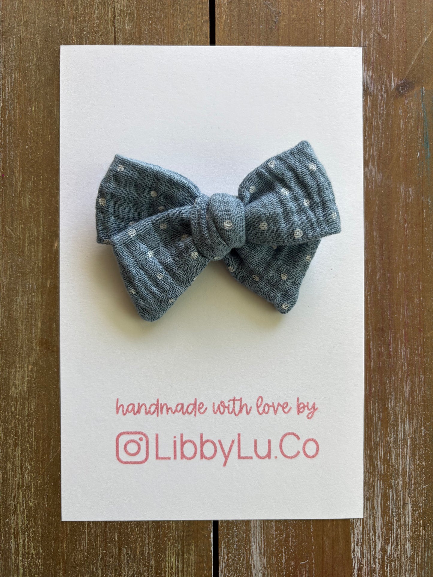 Vintage Blue Dots
