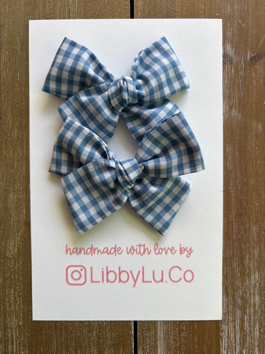 Baby Blue Gingham