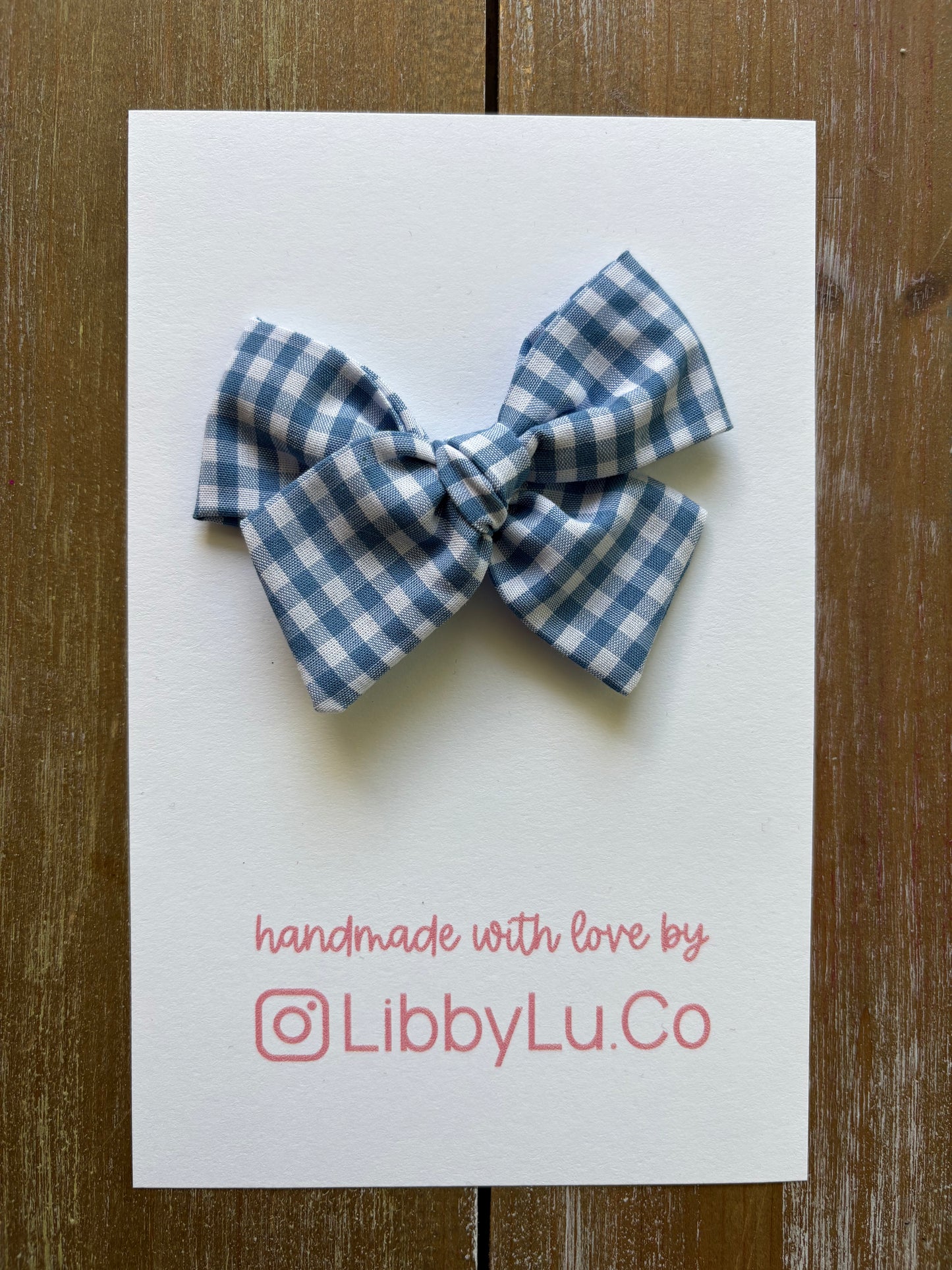 Baby Blue Gingham
